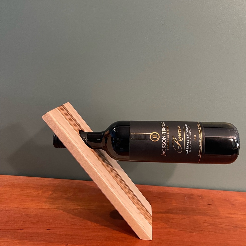 Elegant Wooden Wine Holder